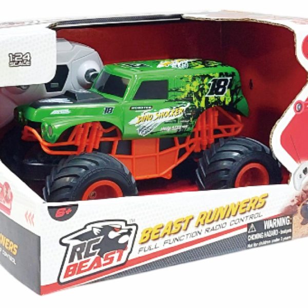 MASNIUTA CU TELECOMANDA BIG FOOT 1/24,19CM, VERDE