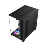 Carcasa 1STPLAYER Gaming MV8 Cube Tower NEGRU - imagine 5