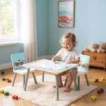 Set 2 scaune +birou Cars, U-Grow - imagine 4