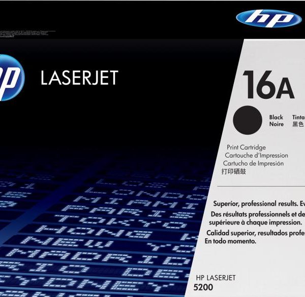 Toner HP Q7516A, black, 12 k, LaserJet 5200
