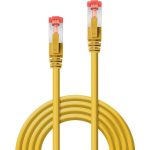 Cablu retea Lindy LY-47762, 1m Cat.6 S/FTP Network, Yellow - imagine 2