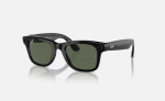 Ray-Ban Meta Wayfarer AI Glasses Shiny Black/G-15 Green - imagine 2