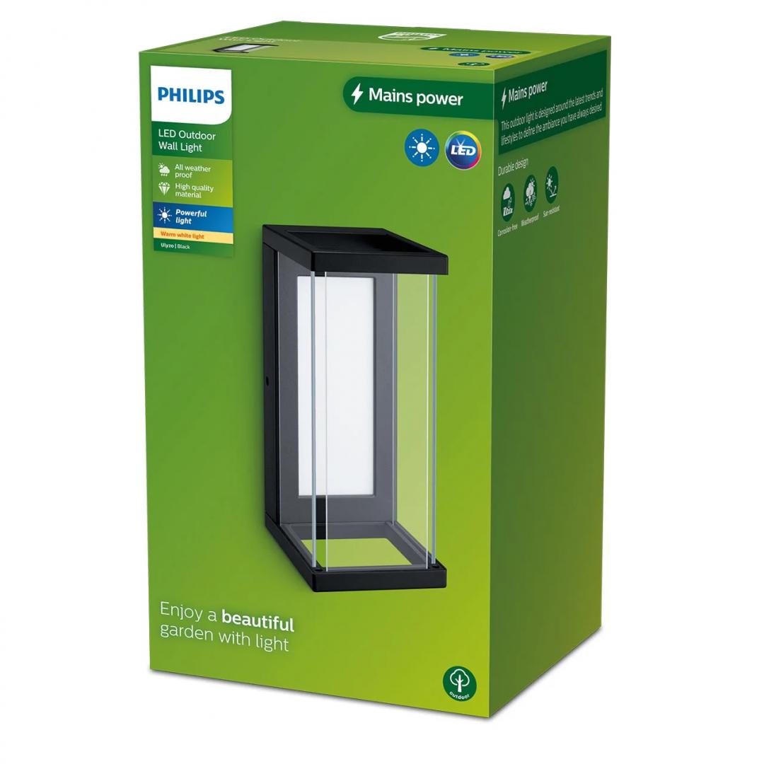 overlay_24727904699d37babc223da6a33d9e1e.jpg Aplica LED pentru exterior Philips ULYZO, 12W, 1500 lm, lumina - imagine 1