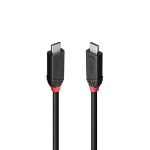 Cablu Lindy 2m USB4 240W Type C, 40 Gbps, Black