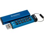 Memorie USB Kingston Keypad 200 32 GB, USB 3.2, Albastru - imagine 3
