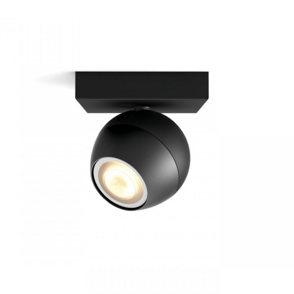 Spot LED Philips Hue Buckram, Bluetooth, GU10, 5W (50W), 350