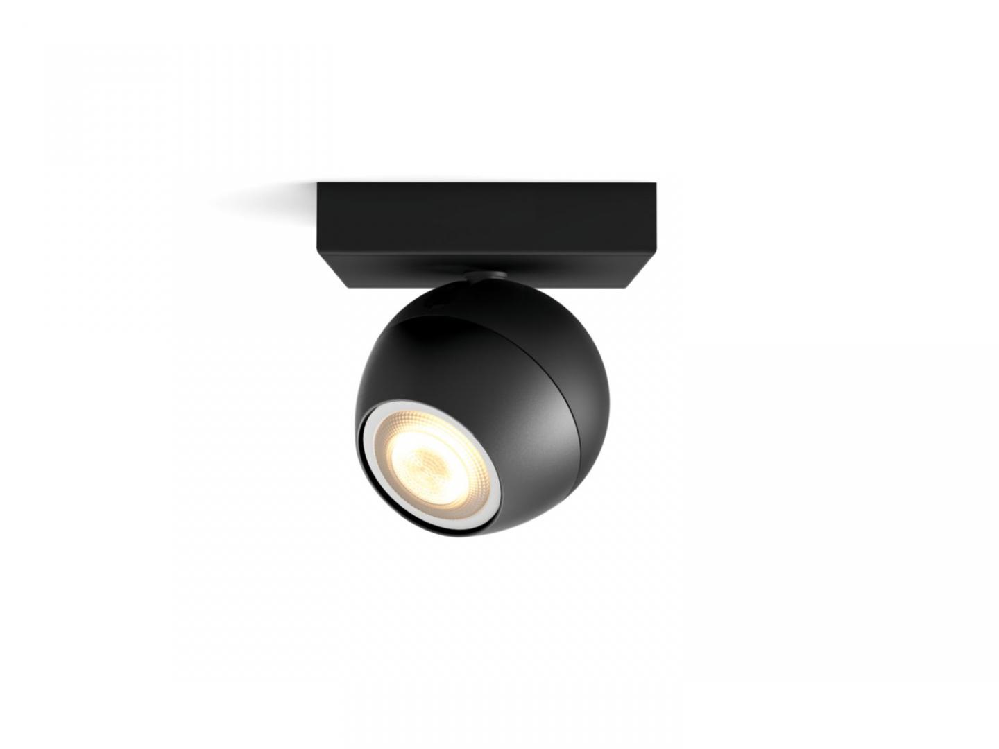 overlay_249de78ae8f22735235af567e39004e2.jpeg Spot LED Philips Hue Buckram, Bluetooth, GU10, 5W (50W), 350 - imagine 1