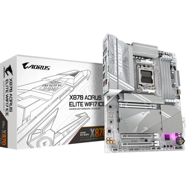 Placa de baza Gigabyte X870 AORUS ELITE WIFI7 ICE, Socket