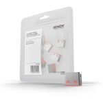 Adaptor USB Locks Lindy, 10 USB, blue - imagine 2