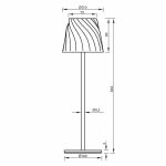 Veioza LED portabila Vivalux ESTELLA Galben, 3.7V, 3W, 230 lm, - imagine 2
