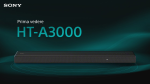 Soundbar Sony HT-A3000, 3.1ch, Dolby Atmos, 250W, Bluetooth 5.0, LDAC, - imagine 2