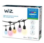 Ghirlanda inteligenta LED RGB pentru exterior Philips WIZ, 12 becuri
