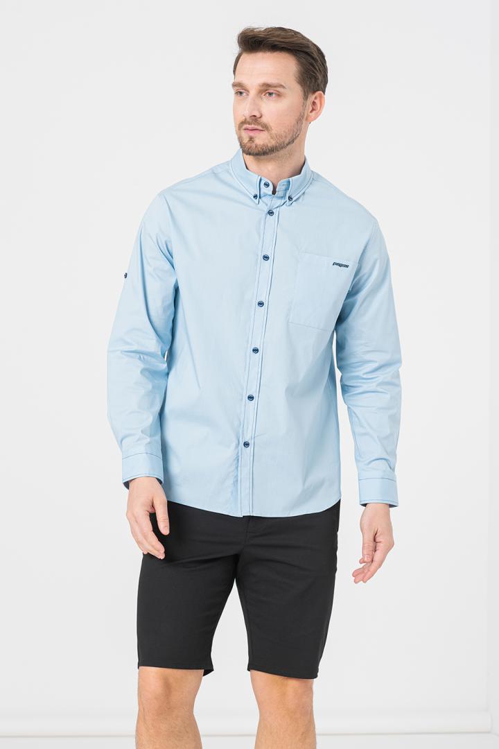 overlay_25902a2db46a8b560382c90a0ee24e23.jpg CAMASA CASUAL BARBATI LIGHT BLUE M - imagine 1