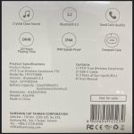 Samsung ITFIT True Wireless In-Ear Buds T10 White (BT5.2, IP44, - imagine 2