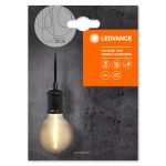 Pendul Ledvance Vintage 1906 Bobbin Negru, E27, max. 15W LED,