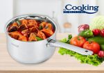 CASEROLA INOX  20x12.5 CM, 3.6 L, COOKING BY HEINNER - imagine 4