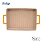 TAVA GRATAR ALUMINIU TURNAT 36 x 26.4 x 4 CM, - imagine 3