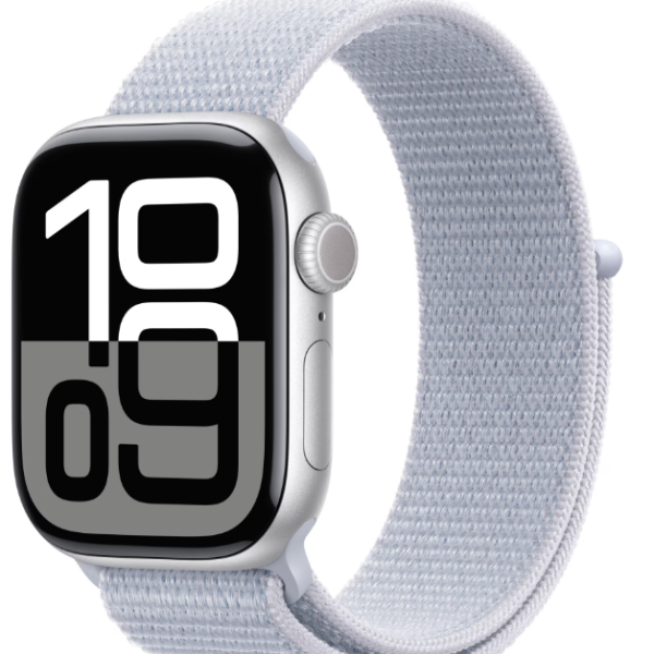 Apple Watch SE GPS 44mm Silver Aluminium Case with Blue