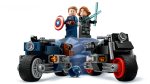 MOTO.BLACK WIDOW&C. AMERICA, 76260 LEGO - imagine 2