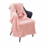 PATURA FLANNEL 200X220 CM ROZ - imagine 2