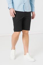 PANTALONI SCURT CASUAL BARBATI BLACK XXL - imagine 4