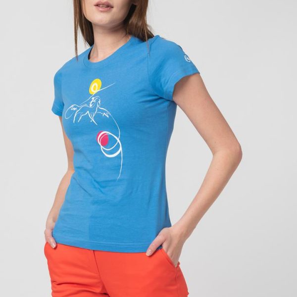 TSHIRT CASUAL F CAL PEGAS AZURE-S