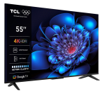 Televizor TCL LED 55P69K, 139 cm, Smart Google TV, 4K, - imagine 2
