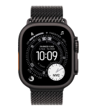 Apple Watch Ultra 3 GPS + Cellular 49mm Black Titanium Case with Black