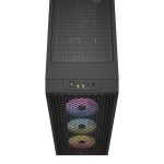 Carcasa CORSAIR 3000D RGB, RGB, Mid Tower, Black - imagine 2