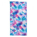 "Beach Towel with bagback 70x140 cm Leafs - imagine 3