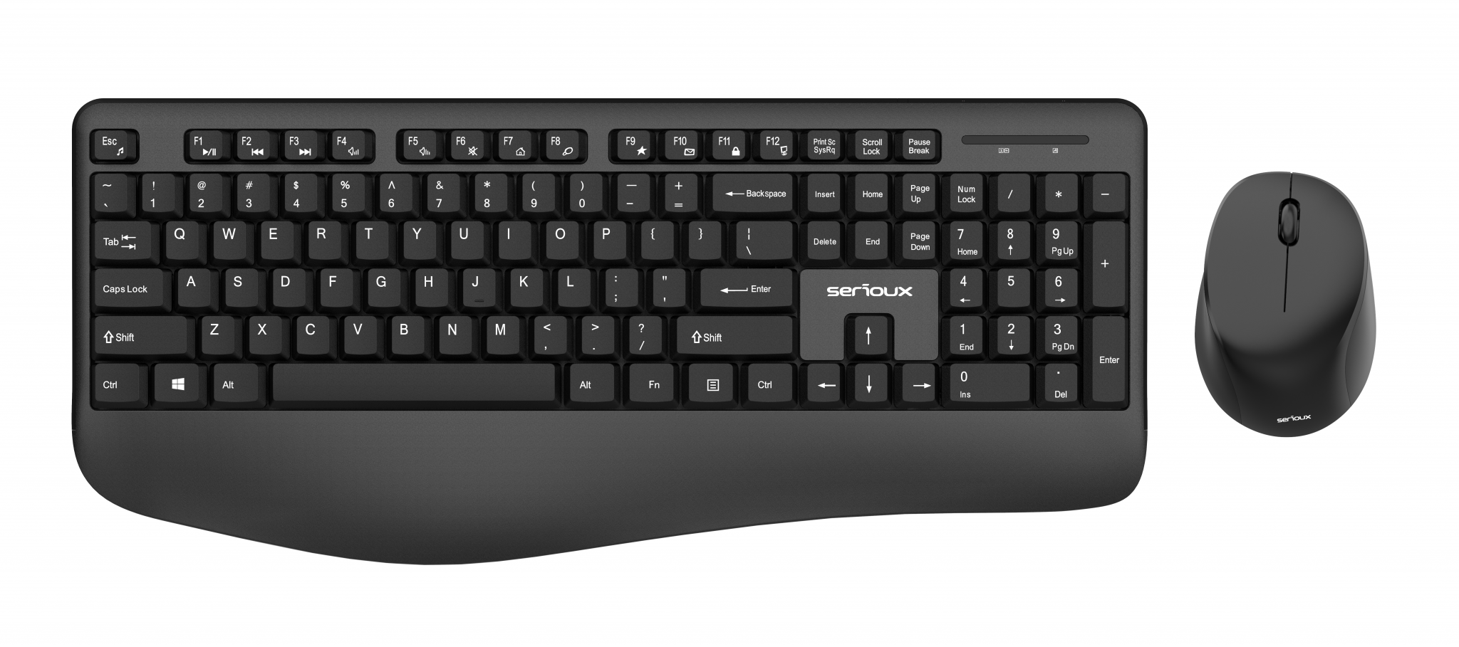 overlay_2a374e6cb9dd1b0bc1d1d48c68ad56c5.png Kit tastatura + mouse Serioux NK9810WR, wireless 2.4GHz, US layout, - imagine 1
