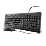 Kit tastatura + mouse Trust Primo, wired, negru - imagine 3