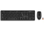 Kit Wireless tastatura si mouse A4TECH GK-3+G3-330N, taste numerice, negru - imagine 2