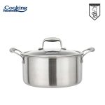 SEMIOALA CU CAPAC, 20x10 CM, 2.8 L TITANIUM3, COOKING BY - imagine 2