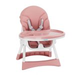 Scaun de masa 2 in 1, pliabil, roz, U-Grow - imagine 2