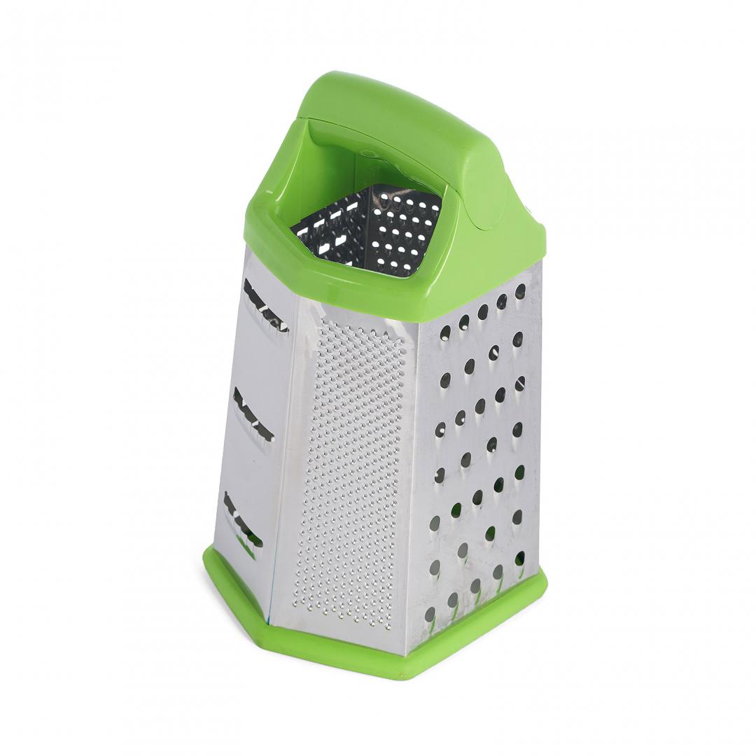 overlay_2b780affc457df1acad4b4bfe254a341.jpg RAZATOARE 6 LATURI,14X12X23 CM, VERDE,VANORA HOME - imagine 1