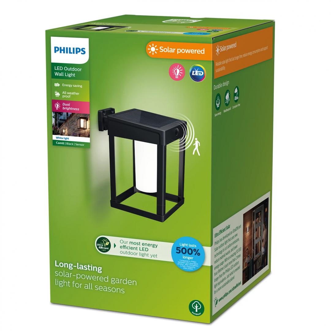 overlay_2bcbc1a7d0a591ccd67fc5c30ed51d58.jpg Aplica LED solara pentru exterior cu senzor de miscare Philips - imagine 1