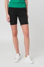 PANTALONI SCURT CASUAL FEMEI BLACK XS - imagine 4