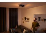 Spot LED Cvadruplu Philips Hue Buckram, Bluetooth, 4xGU10, 4x5W, 1400lm - imagine 2