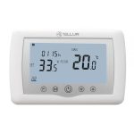 Termostat WiFi Tellur Smart, incalzire centrala, alb