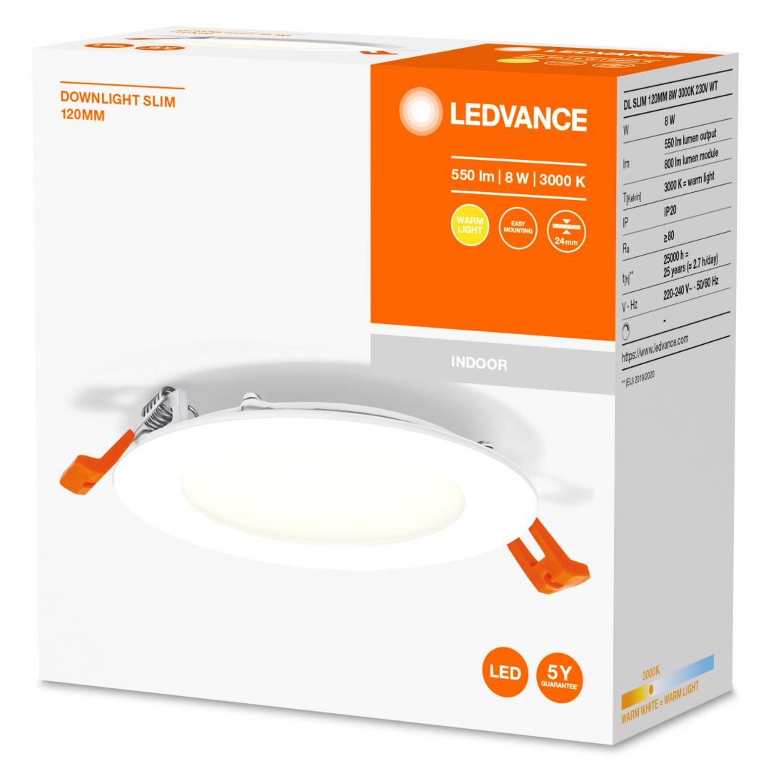 overlay_2cada5022ea507ca08b5073526161309.jpg Spot LED incastrat Ledvance RECESS DOWNLIGHT SLIM, 8W, 550 lm, - imagine 1