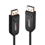 Cablu Lindy Hybrid DisplayPort, lungime 50m, fibra optica, latime de - imagine 3