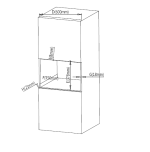 CUPTOR CU MICROUNDE INCORPORABIL HEINNER HMW-25BIGWH - imagine 5