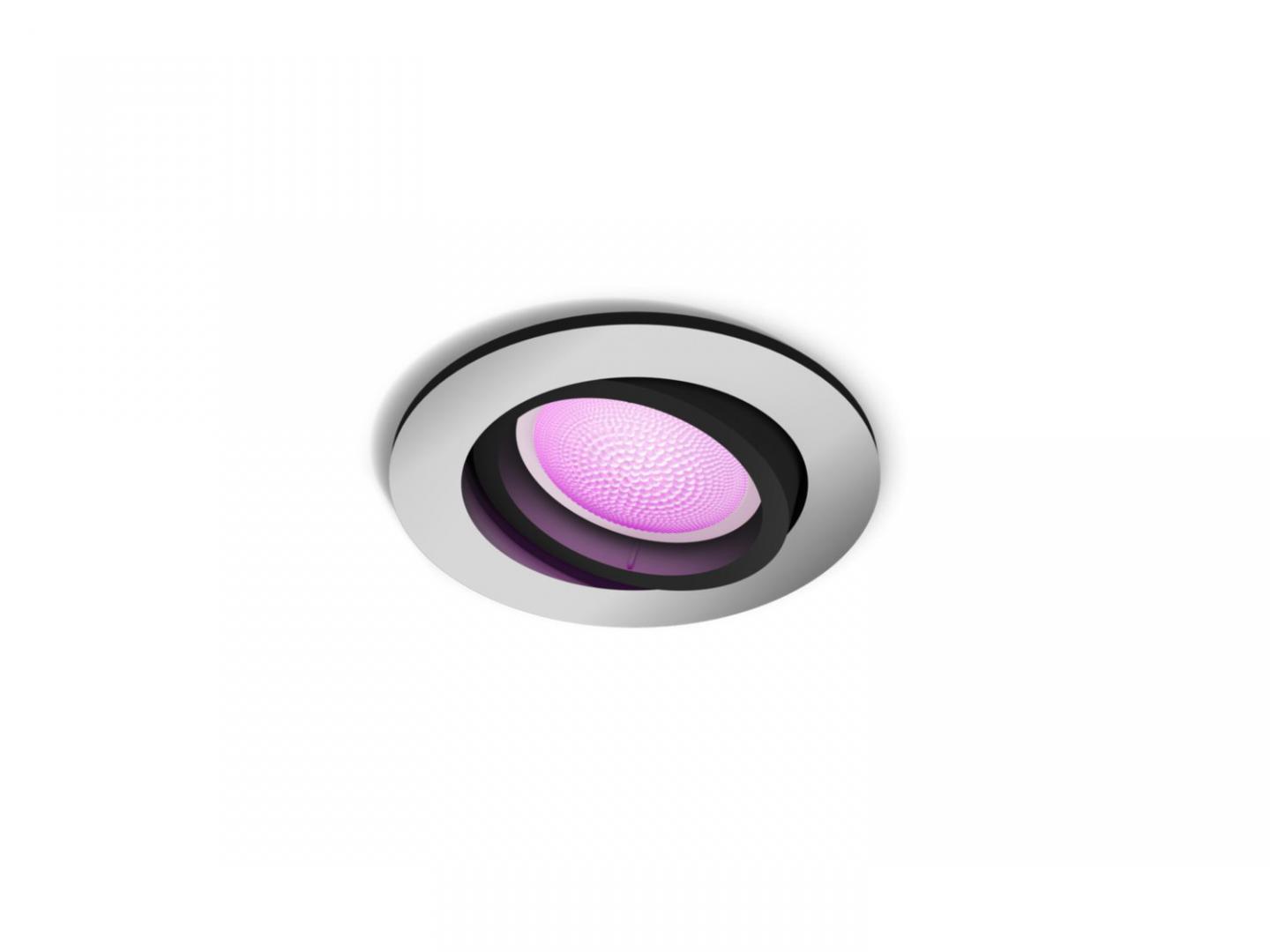 overlay_2d4dc24b0873fa8da53df5510dfa4814.jpeg Spot LED RGB incastrat Philips Hue Centura, Bluetooth, GU10, 5.7W,350lm, - imagine 1