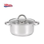 CRATITA INOX CU CAPAC 20x9.5CM, 3L, MIKA