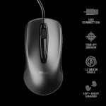 Mouse Trust Carve, 1200 dpi, Negru - imagine 3
