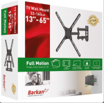 Suport perete LCD/Plasma plat/curbat Barkan, 13-65",3 miscari: Extension, Swivel,Tilt, VESA - imagine 2