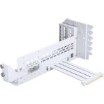 PHANTEKS Vertical GPU Bracket White, PCIe-Standard 4.0 x16 Riser Cable, - imagine 2