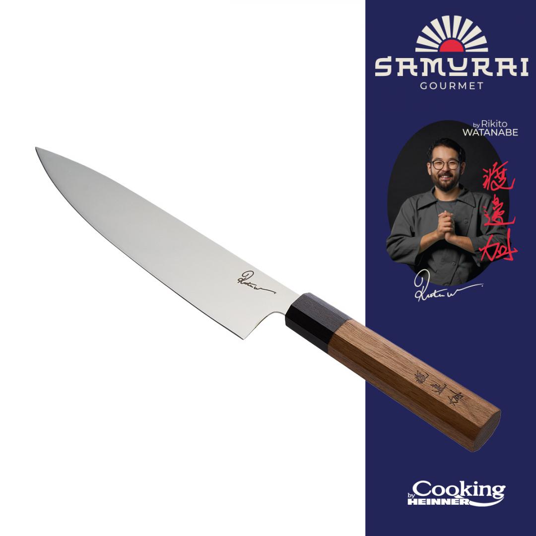 overlay_2dcea25c814a8b58c295203f11b79d93.jpg CUTITUL BUCATARULUI 20 CM, RIKITO WATANABE, SAMURAI GOURMET, COOKING BY - imagine 1