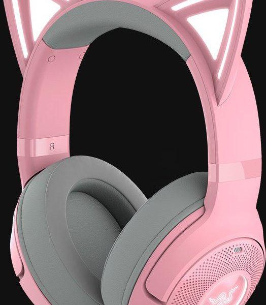 Casti Gaming Head-band Razer Kraken Kitty V2 BT, Wireless, Noise-canceling,